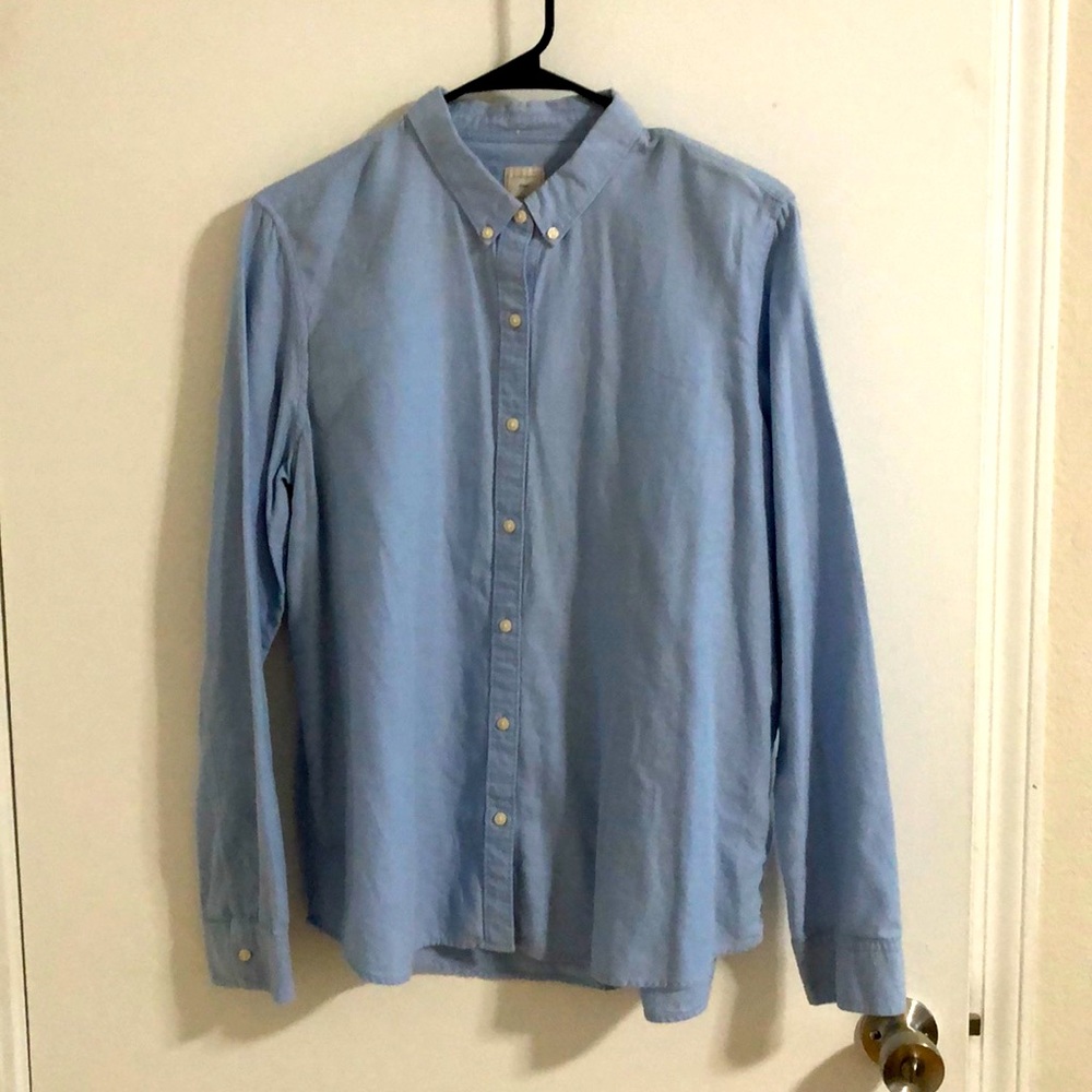 Light Blue Button Up Gap Shirt
